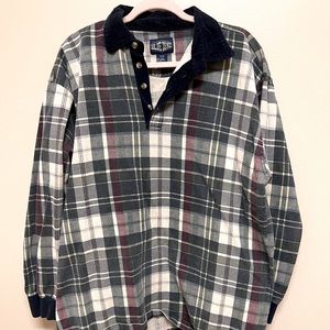 Blue zone heavy flannel pattern shirt